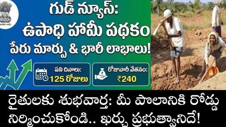 'Employment Guarantee Scheme' (MGNREGA Good news for farmers